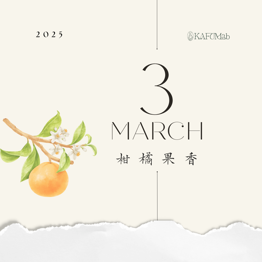 2025 | 3月 | 柑橘果香
