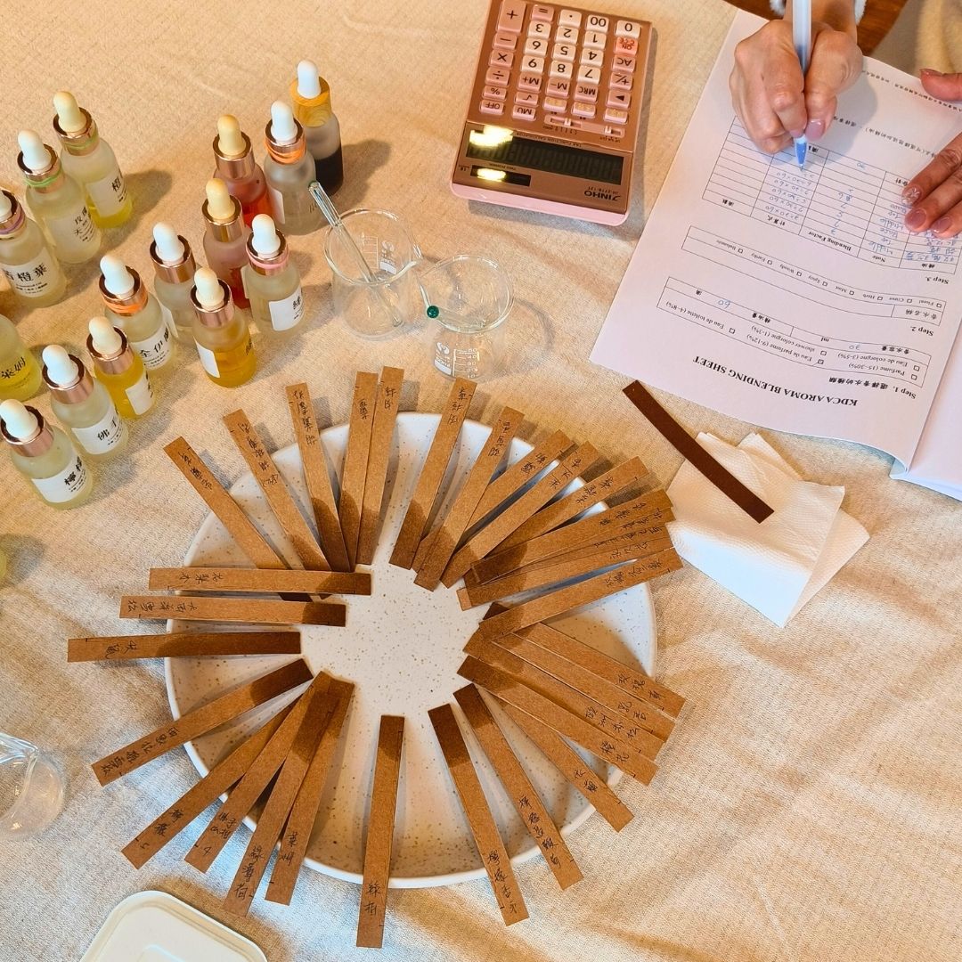 Korea Design Craft Association KDCA設計工藝協會 精油調香證書 / 一日調香師證書